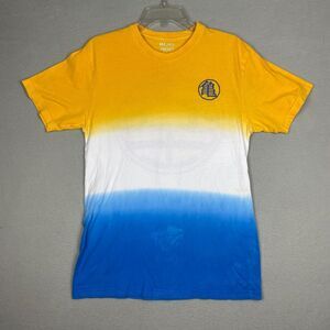 Dragonball Z Boxlunch Mens Medium Tee Shirt Blue Yellow 100% Cotton Short Sleeve